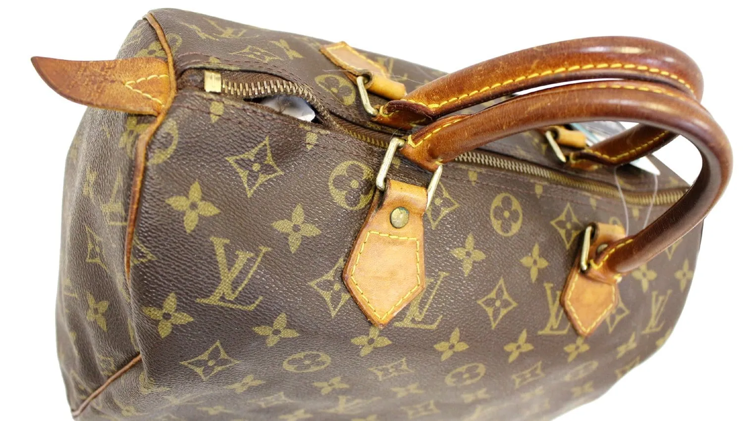 LOUIS VUITTON Monogram Canvas Speedy 30 Satchel Bag