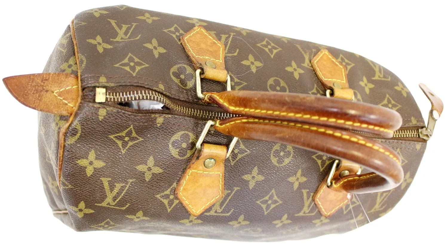 LOUIS VUITTON Monogram Canvas Speedy 30 Satchel Bag