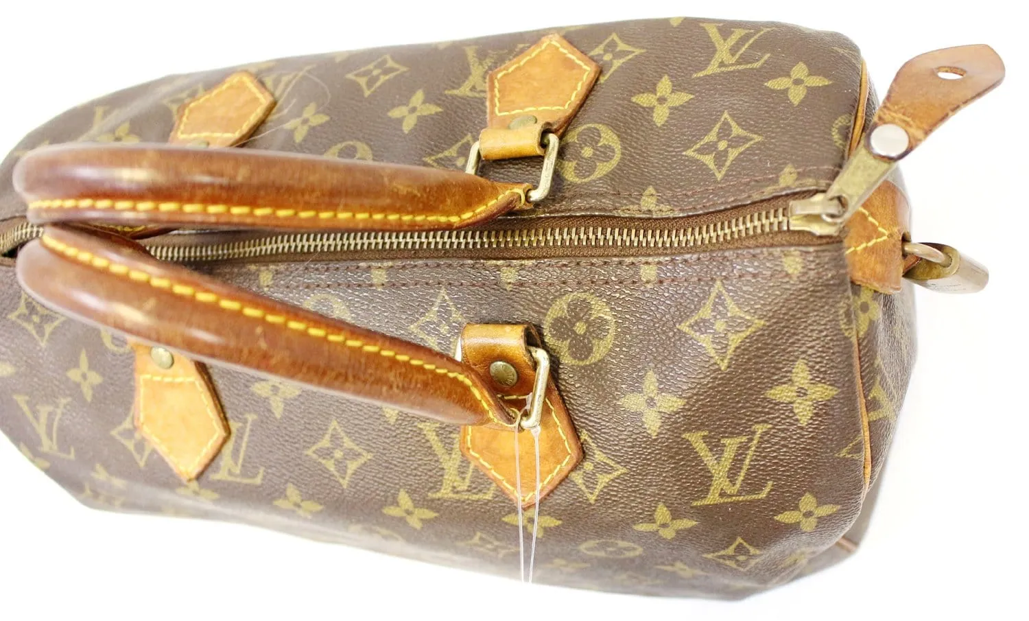 LOUIS VUITTON Monogram Canvas Speedy 30 Satchel Bag