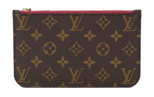 LOUIS VUITTON Monogram Neverfull PM Pochette Wristlet Clutch