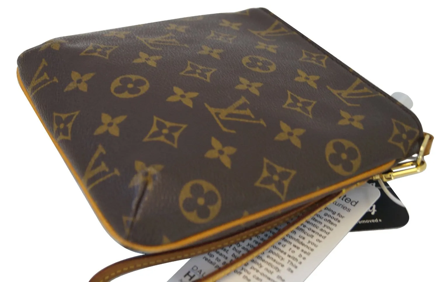 LOUIS VUITTON Monogram Partition Clutch Bag