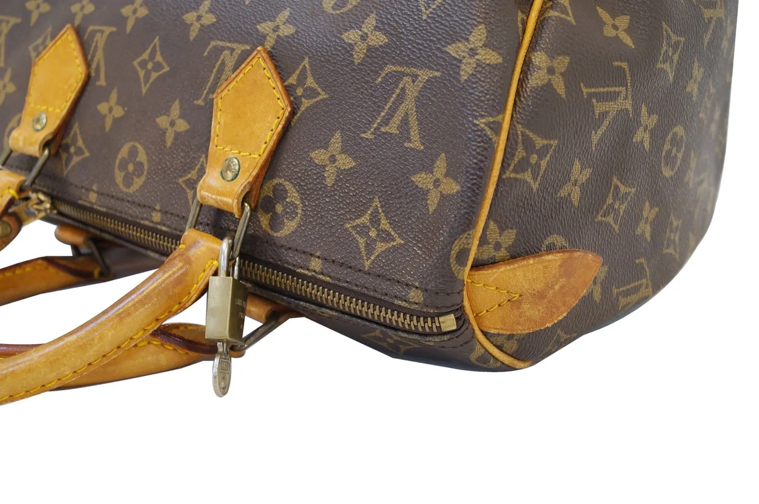 LOUIS VUITTON Monogram Speedy 30 Satchel Bag