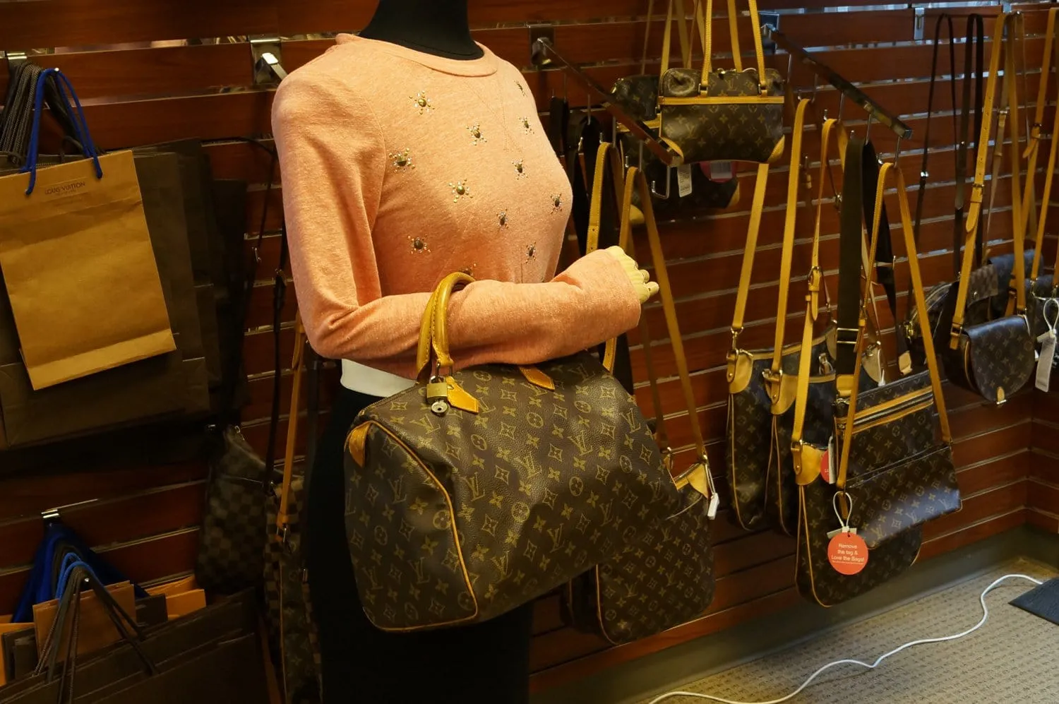LOUIS VUITTON Monogram Speedy 30 Satchel Bag