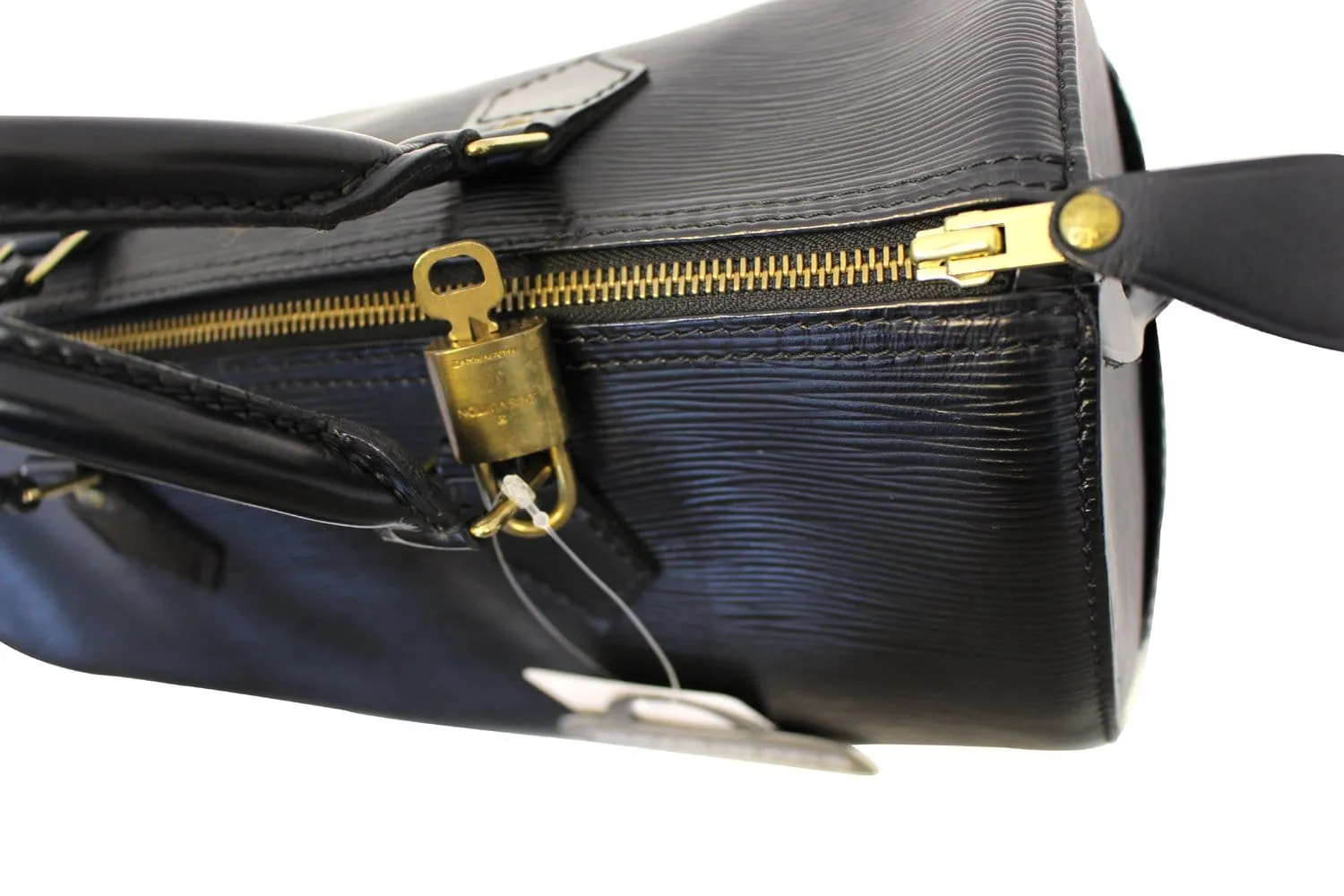 LOUIS VUITTON Pre Owned handbag Epi Leather Black Speedy 30 Satchel