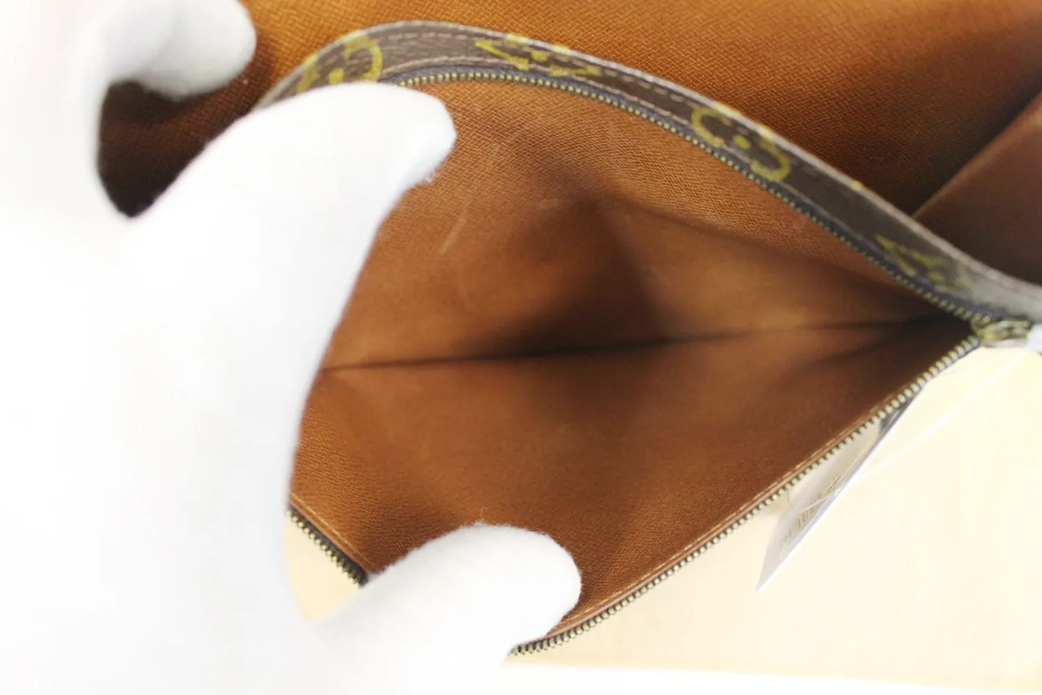 LOUIS VUITTON Rabat Monogram Canvas Pochette Clutch Bag
