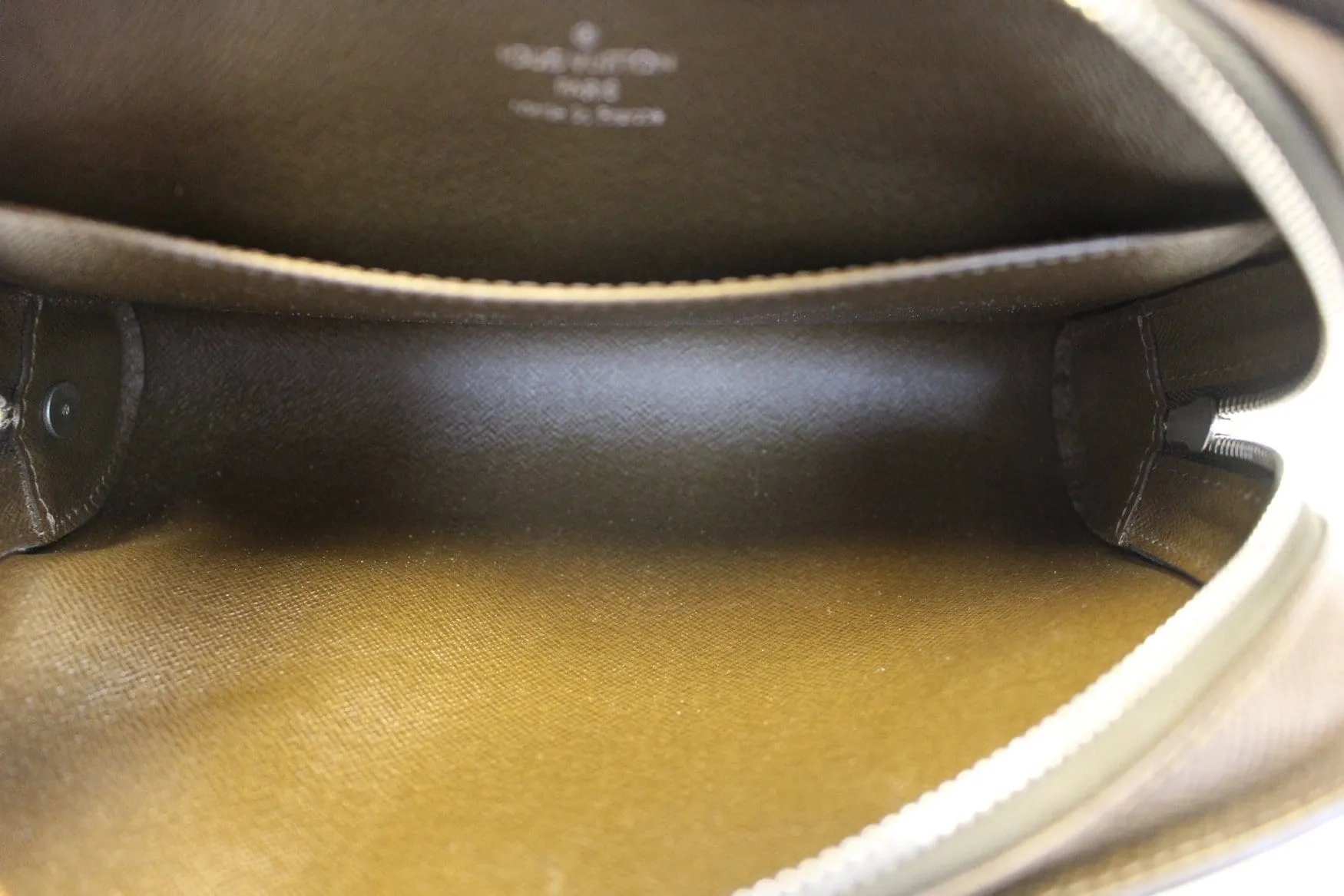 LOUIS VUITTON Taiga Leather Orsay Clutch Wallet Brown
