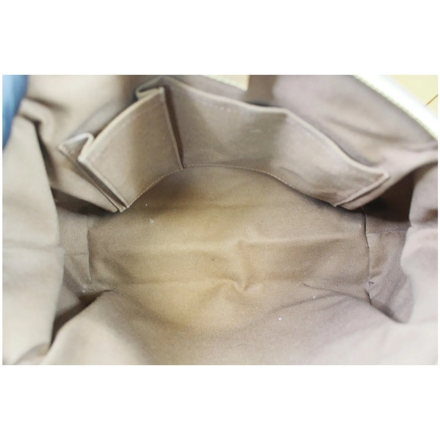 LOUIS VUITTON Tivoli PM Monogram Canvas Satchel Bag Brown