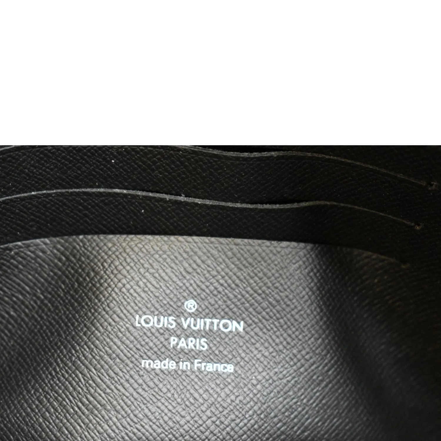 LOUIS VUITTON Volga Monogram Eclipse Pochette Clutch Bag Black