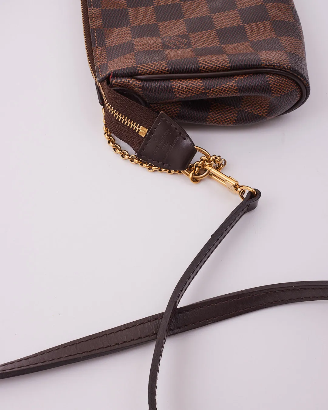 Louis Vutton Damier Ebene Eva Crossbody Bag
