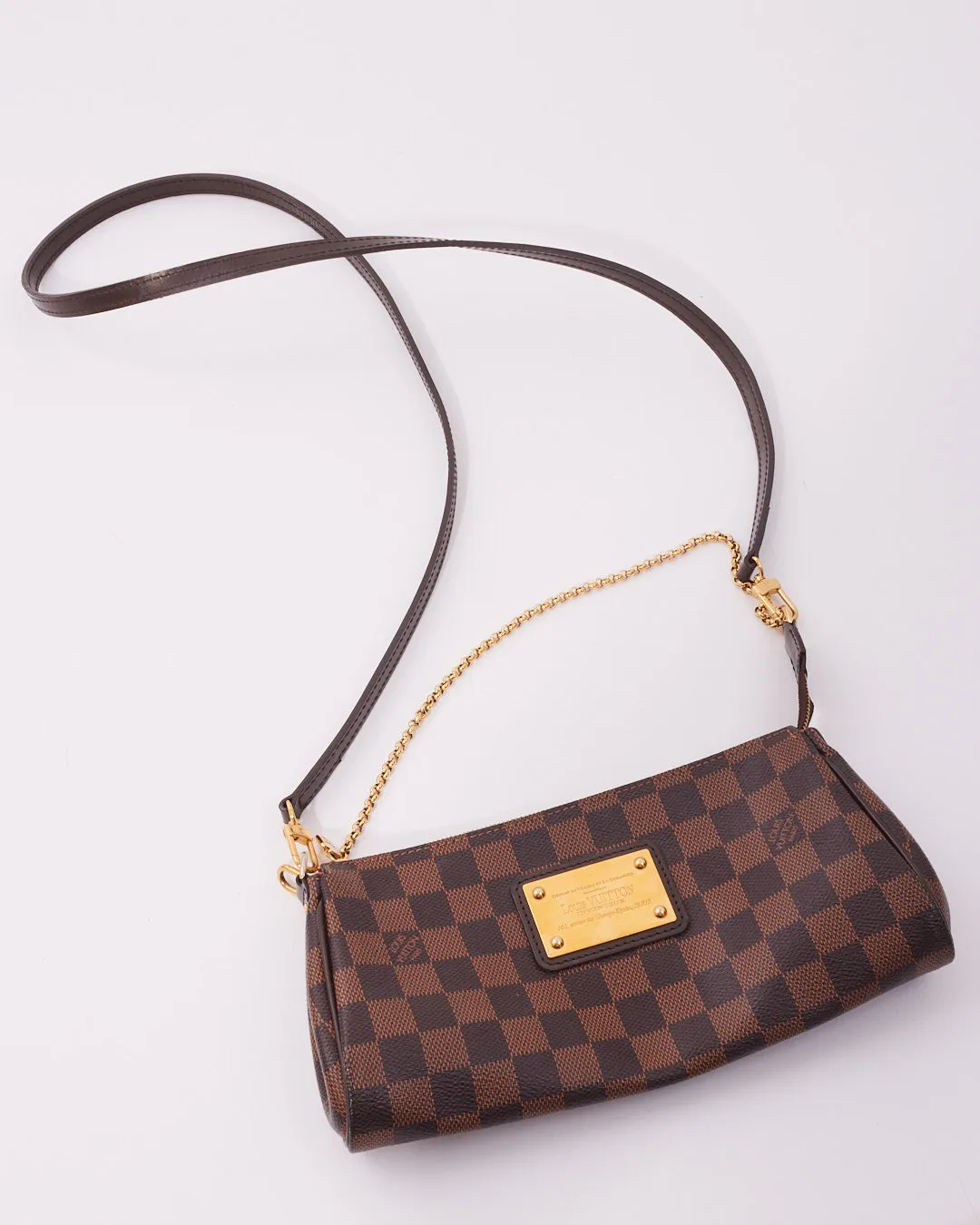 Louis Vutton Damier Ebene Eva Crossbody Bag
