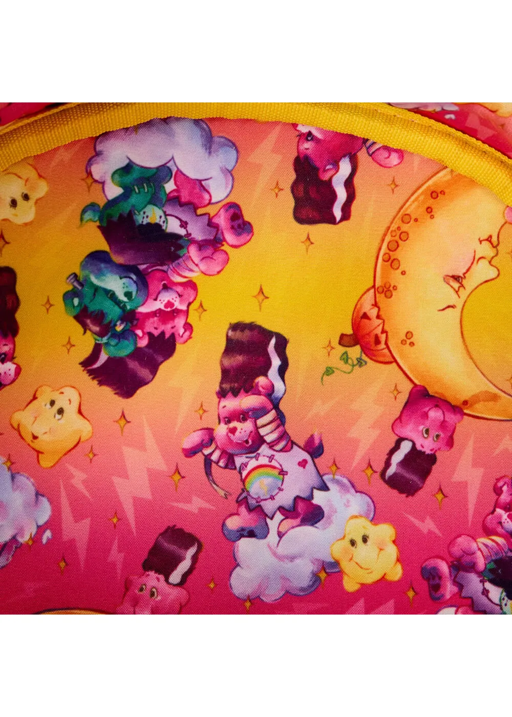 Loungefly Carebears x Universal Monsters Cheer Bear Bride Canteen Shoulderbag Pink