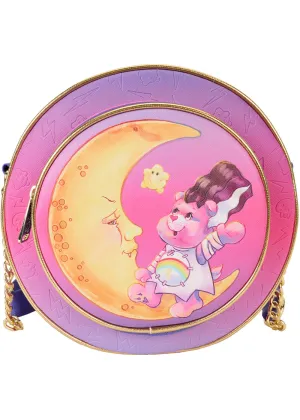 Loungefly Carebears x Universal Monsters Cheer Bear Bride Canteen Shoulderbag Pink