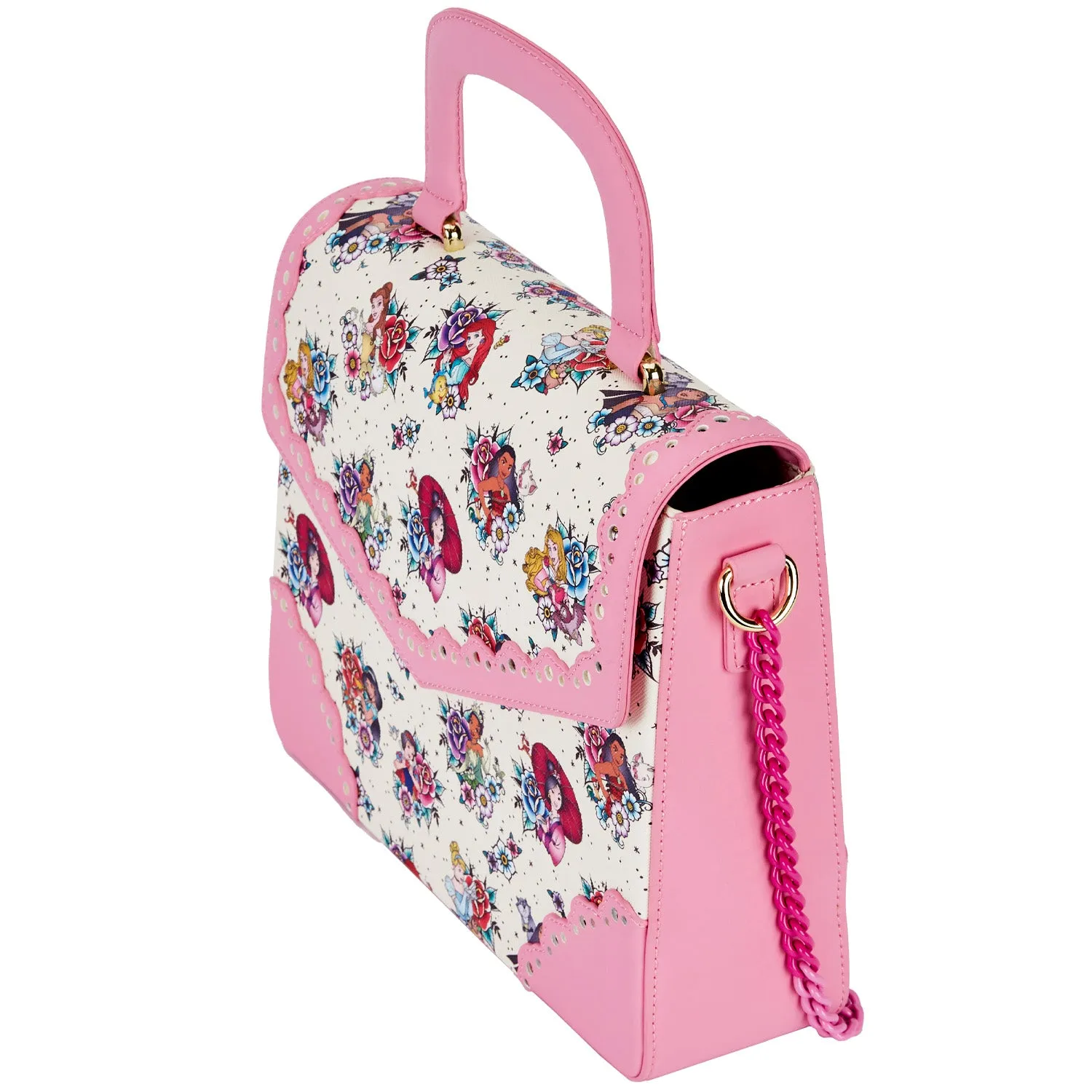 Loungefly Disney Princess Tattoo AOP Crossbody Bag