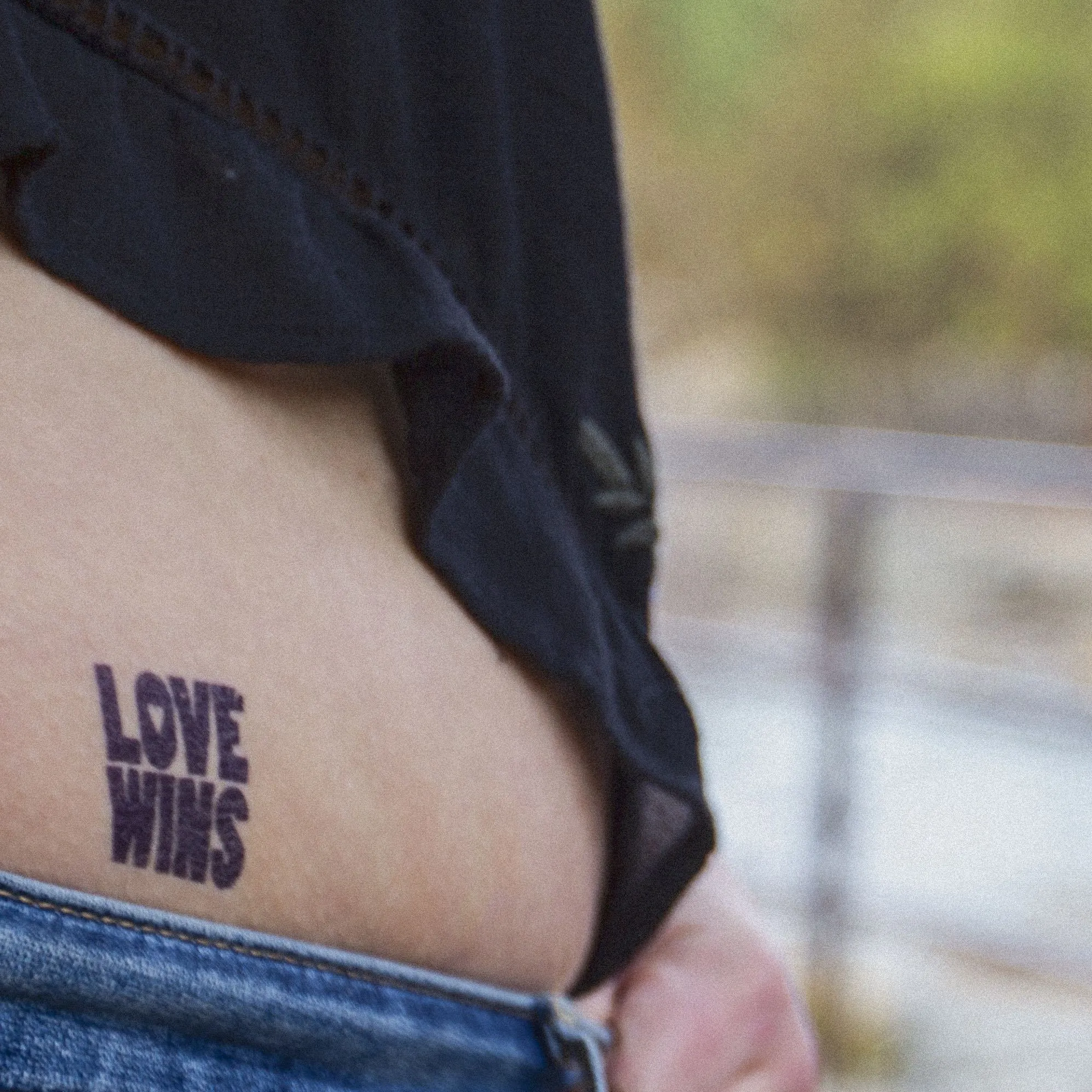 Love Wins Manifestation Tattoo