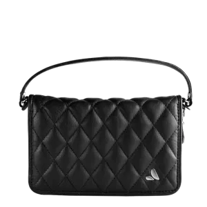 Lucy Clutch Matelassé - Premium Leather Smartphone Clutch