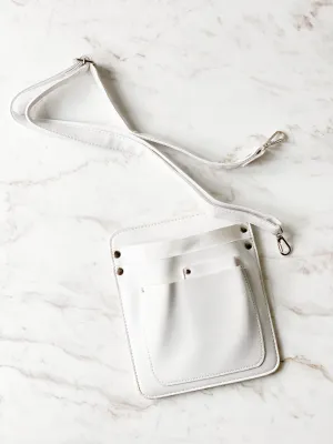 Luxury Leather Florist Bag (Ivory, Grey, Black)
