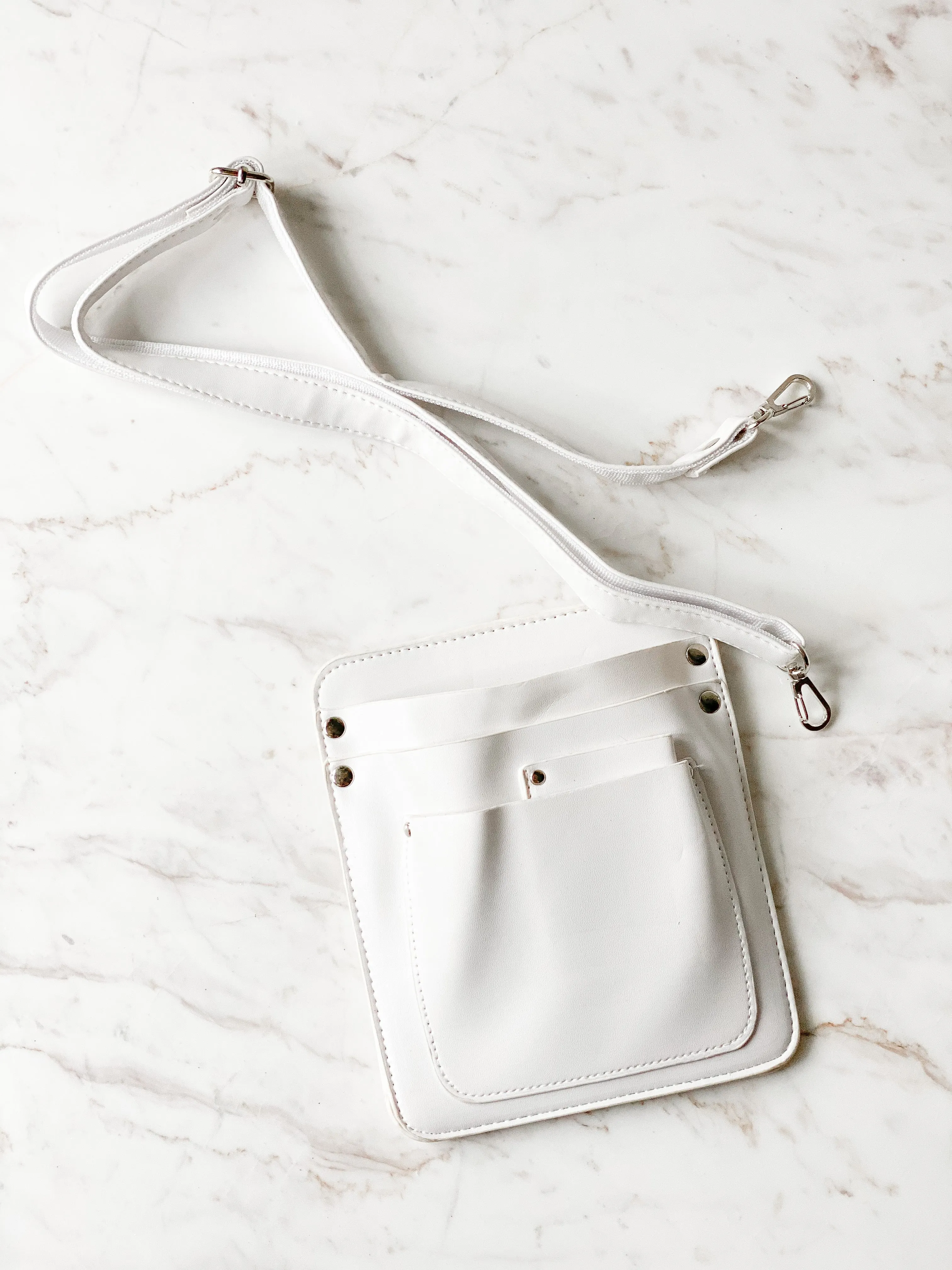 Luxury Leather Florist Bag (Ivory, Grey, Black)