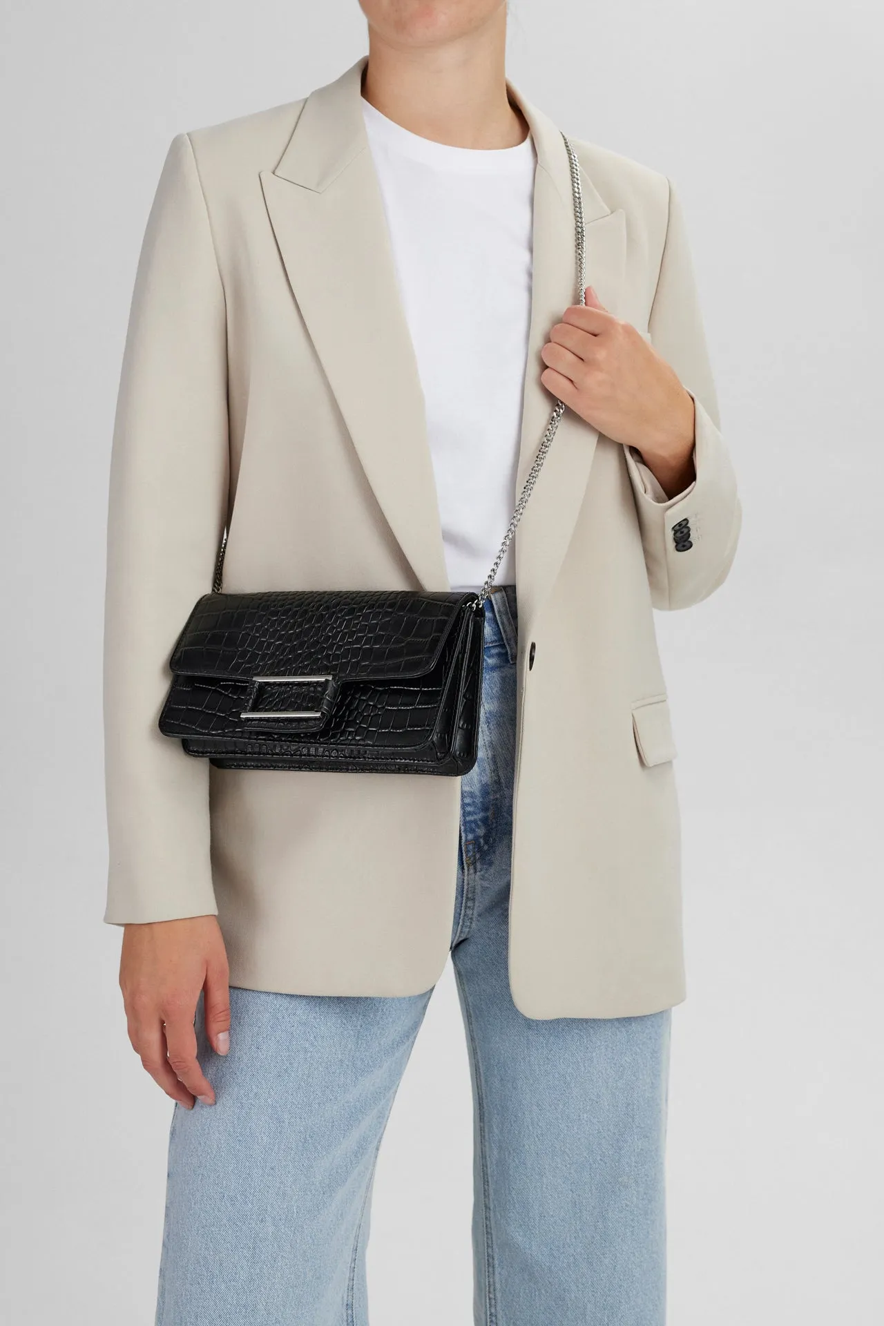 MagdaMBG Clutch, Croco