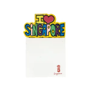Magnetic Memo Pad - I Love Singapore