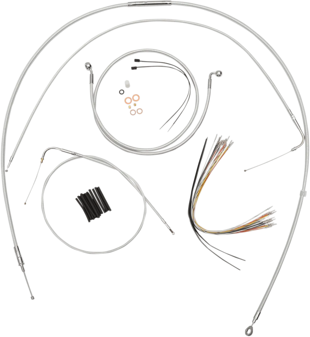 Magnum 387322 Sterling Chromite II Handlebar Installation Kit for 15-17in. Ape