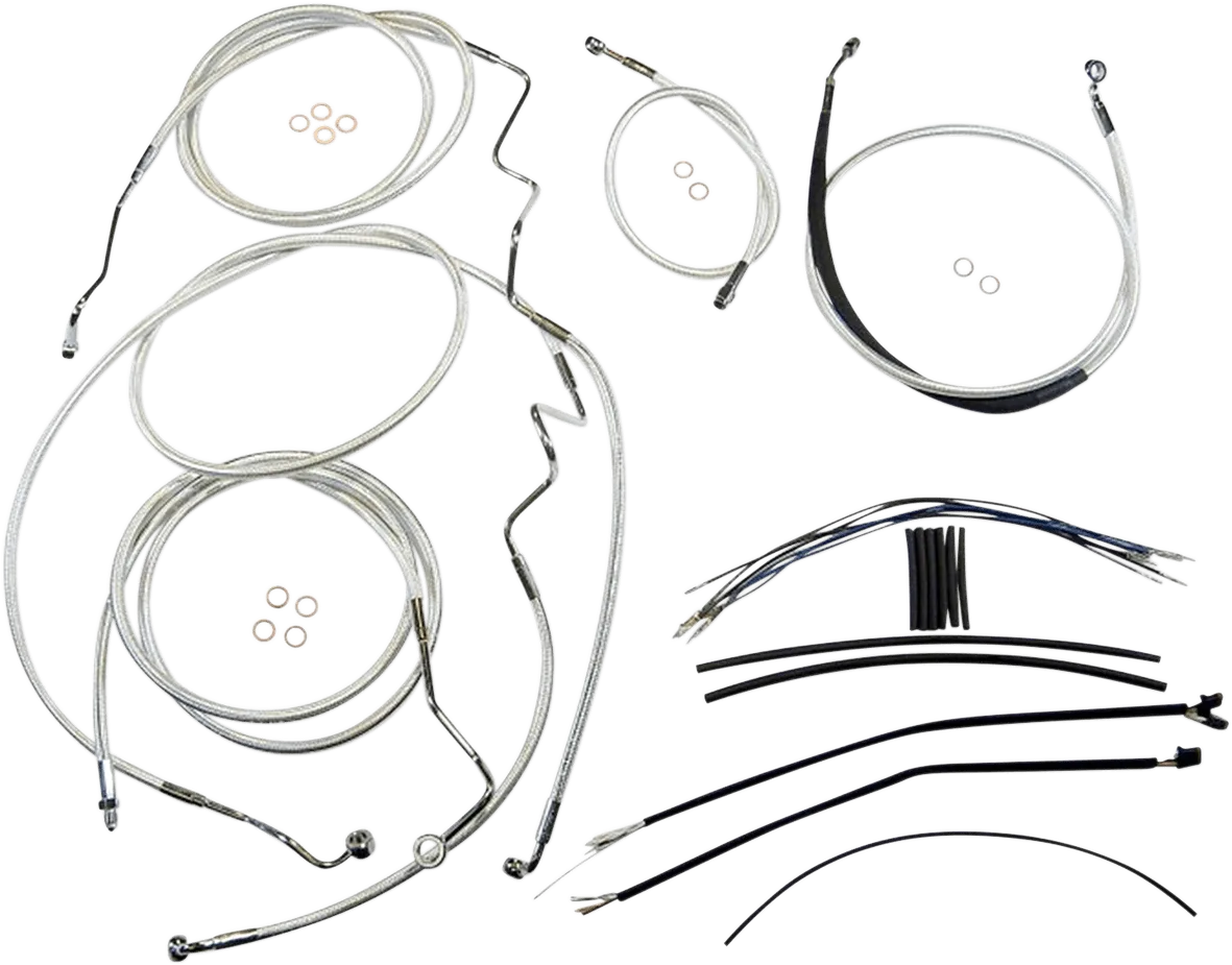 Magnum 387871 Sterling Chromite II Handlebar Installation Kit for 12-14in. Ape