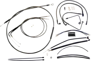 Magnum 487261 Black Pearl Handlebar Installation Kit for 12-14in. Ape