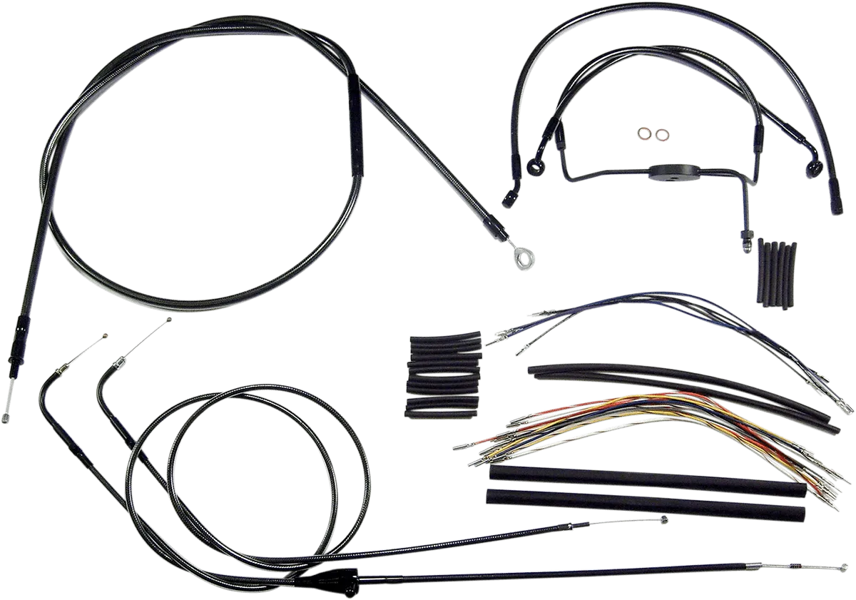 Magnum 487813 Black Pearl Handlebar Installation Kit for 18-20in. Ape