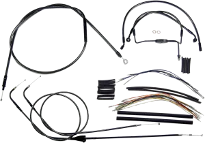Magnum 487822 Black Pearl Handlebar Installation Kit for 15-17in. Ape