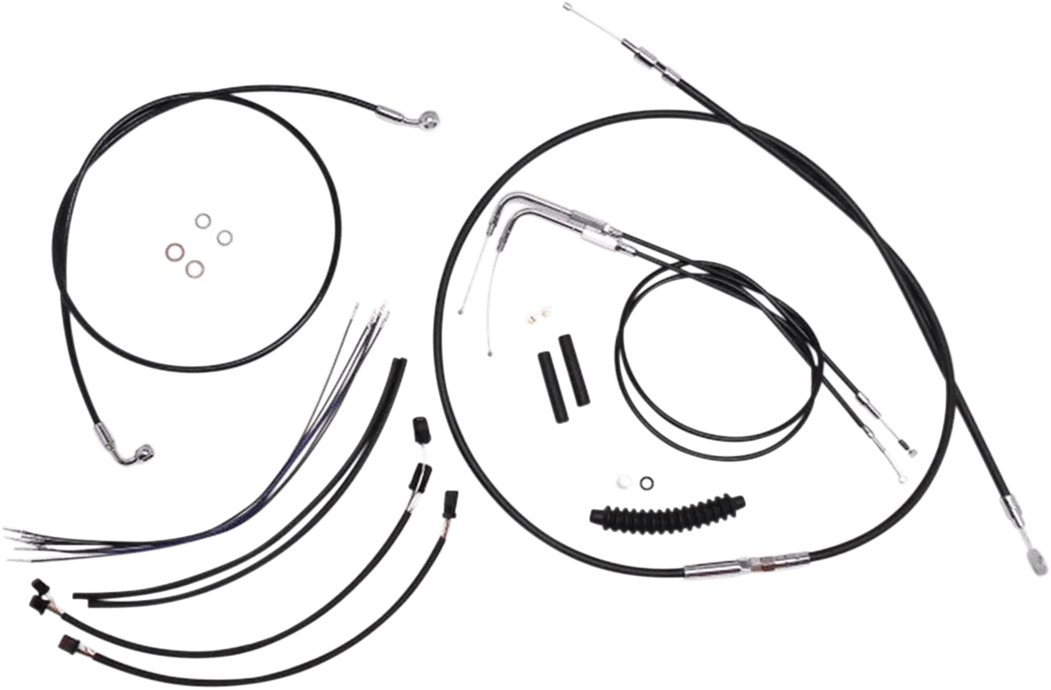 Magnum 489171 Black Vinyl XR Handlebar Installation Kit for 12-14in. Ape