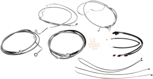 Magnum 589692 Stainless Steel XR Handlebar Installation Kit for 15-17in. Ape