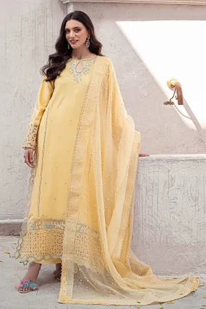 MANGO SORBET MLE22-01 | Mushq Eid Pret Drop 2 | 3Pc Cotton Net Suit