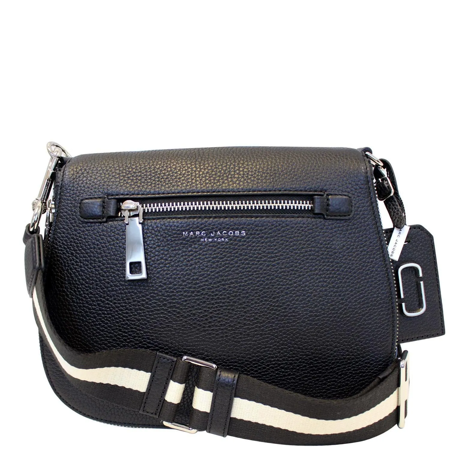 Marc Jacobs Gotham Nomad Small Saddle Crossbody Bag Black