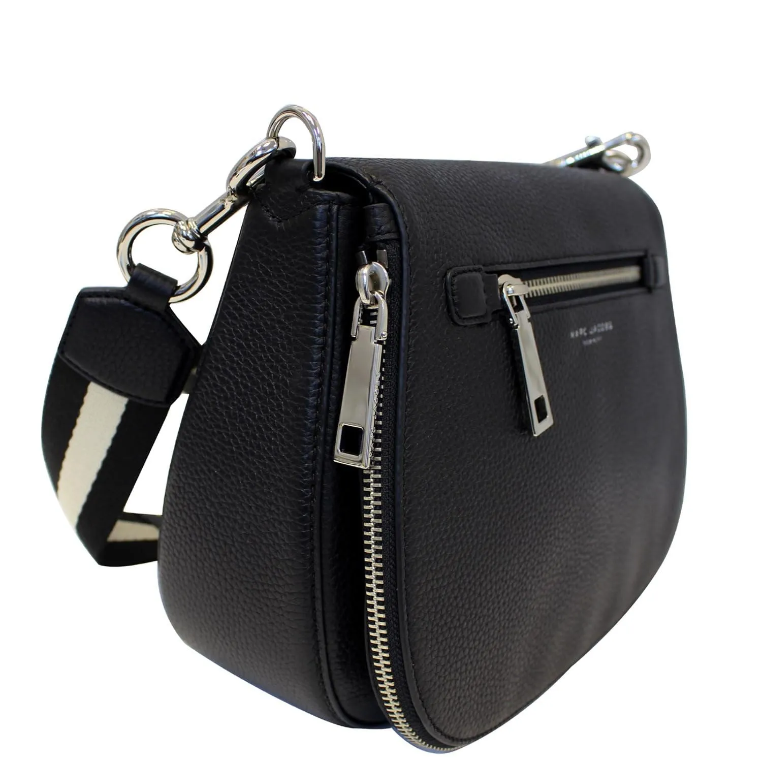 Marc Jacobs Gotham Nomad Small Saddle Crossbody Bag Black