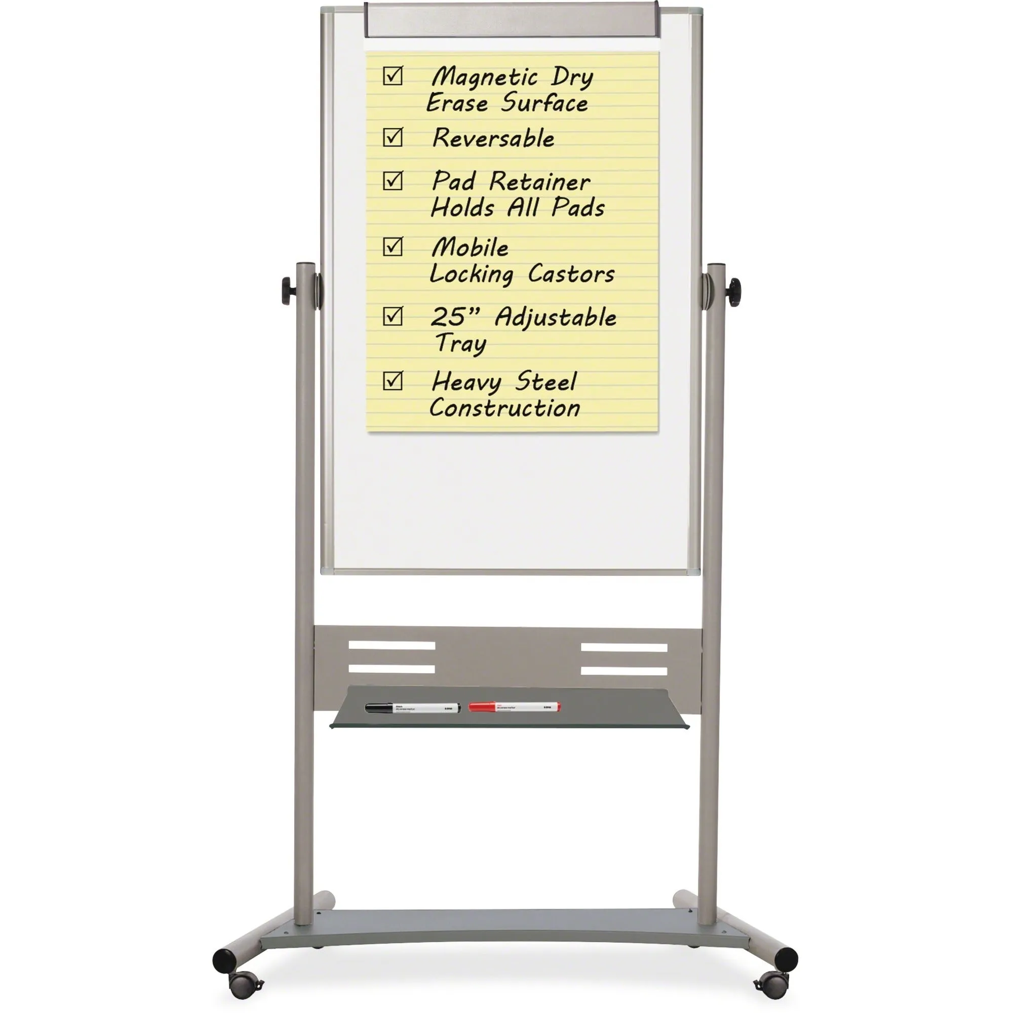 MasterVision Magnetic Dry Erase 2-sided Easel