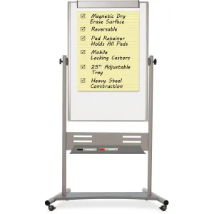 MasterVision Magnetic Dry Erase 2-sided Easel