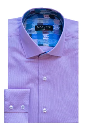 MASUTTO SUERO/06 LONG SLEEVE BUTTON DOWN SHIRT