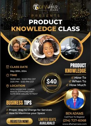 MAY 2024 Product Knowledge Class