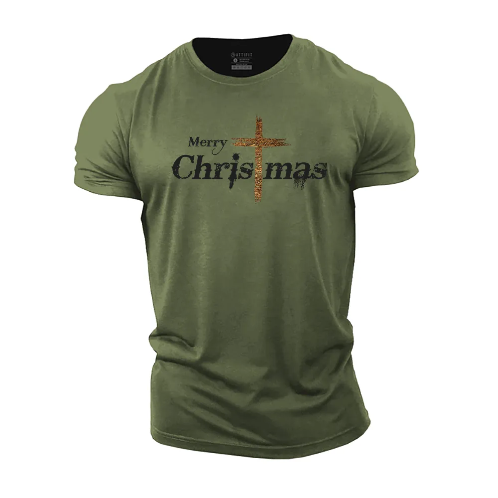 Merry Christmas Cotton T-Shirt