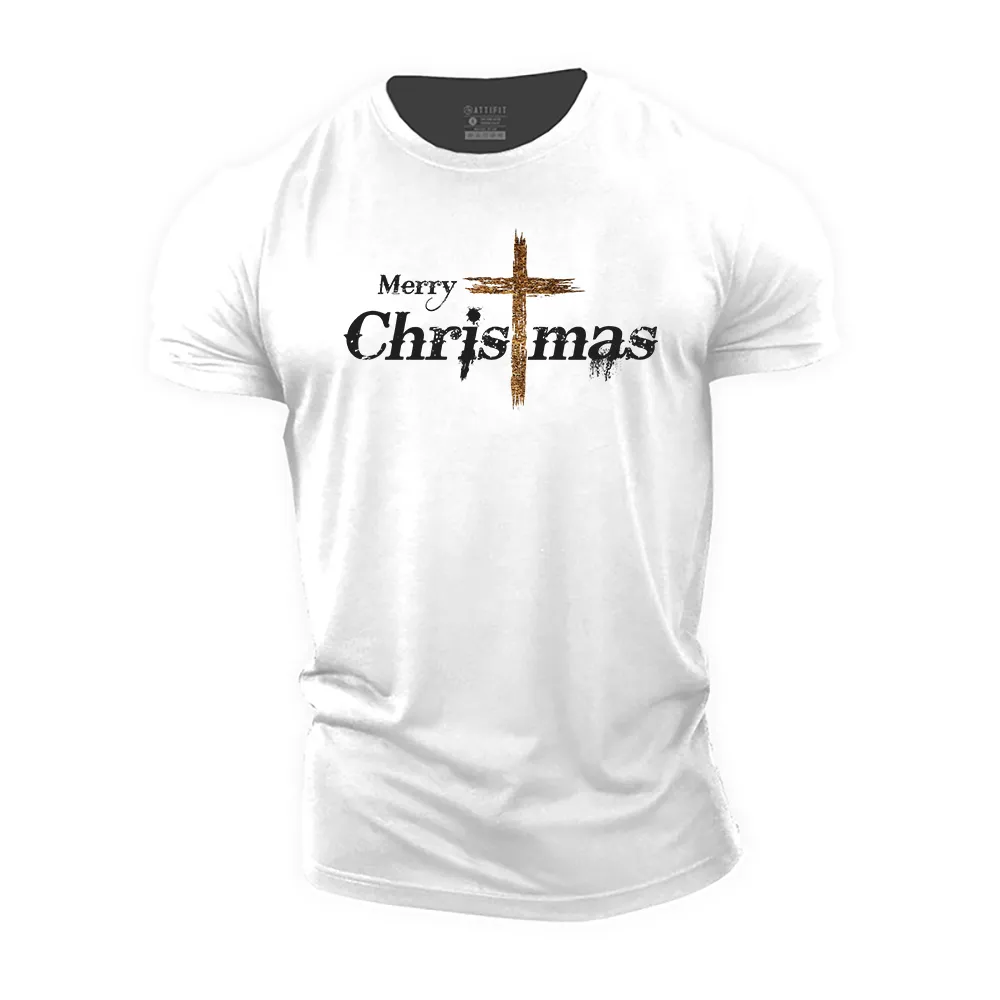 Merry Christmas Cotton T-Shirt