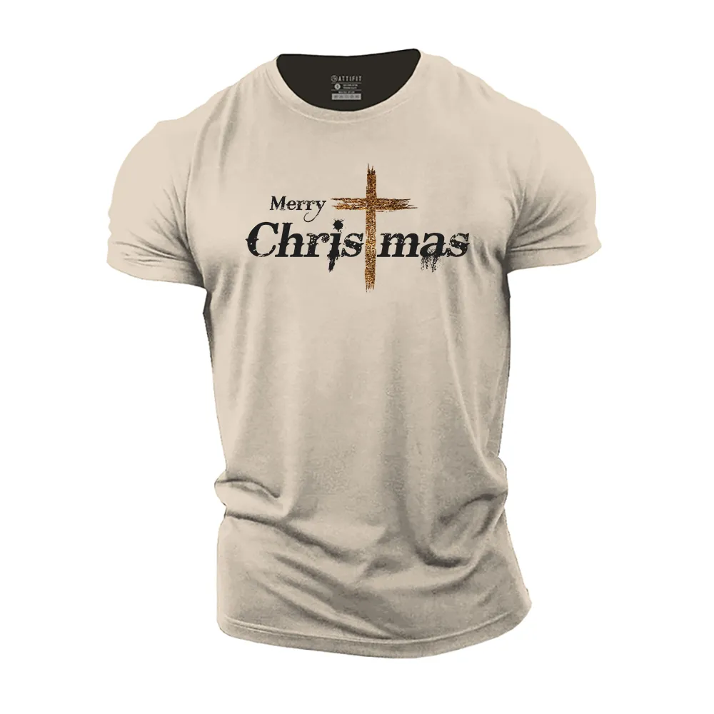 Merry Christmas Cotton T-Shirt