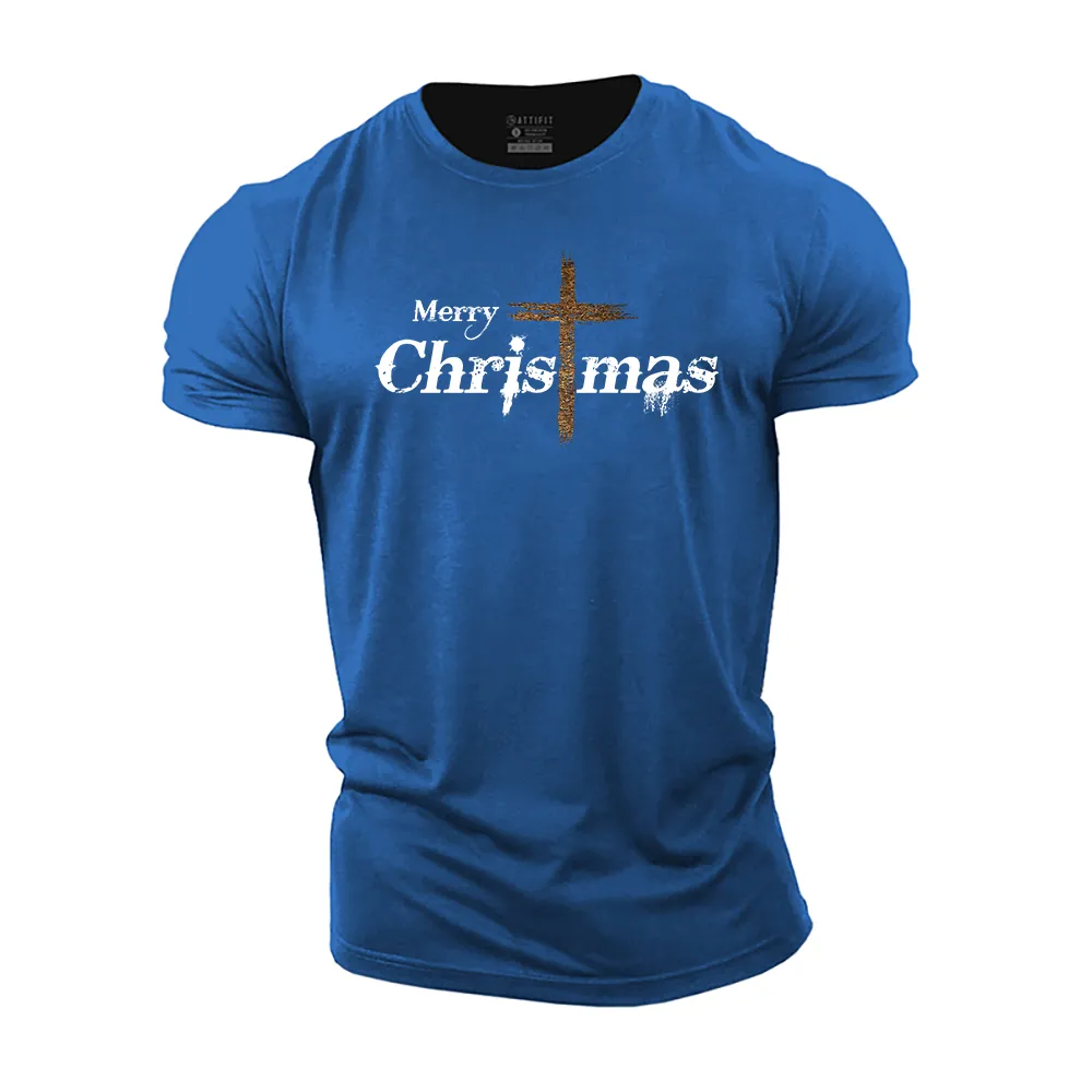 Merry Christmas Cotton T-Shirt