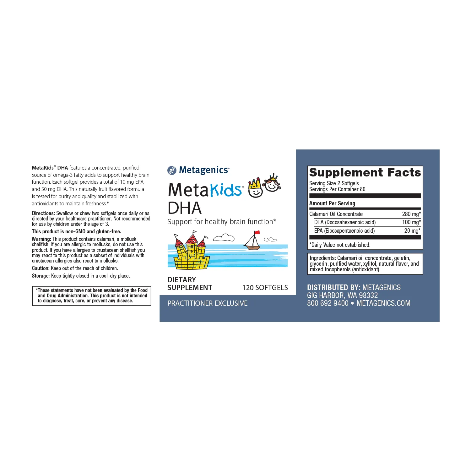 MetaKids™ DHA <br>Support for healthy brain function*