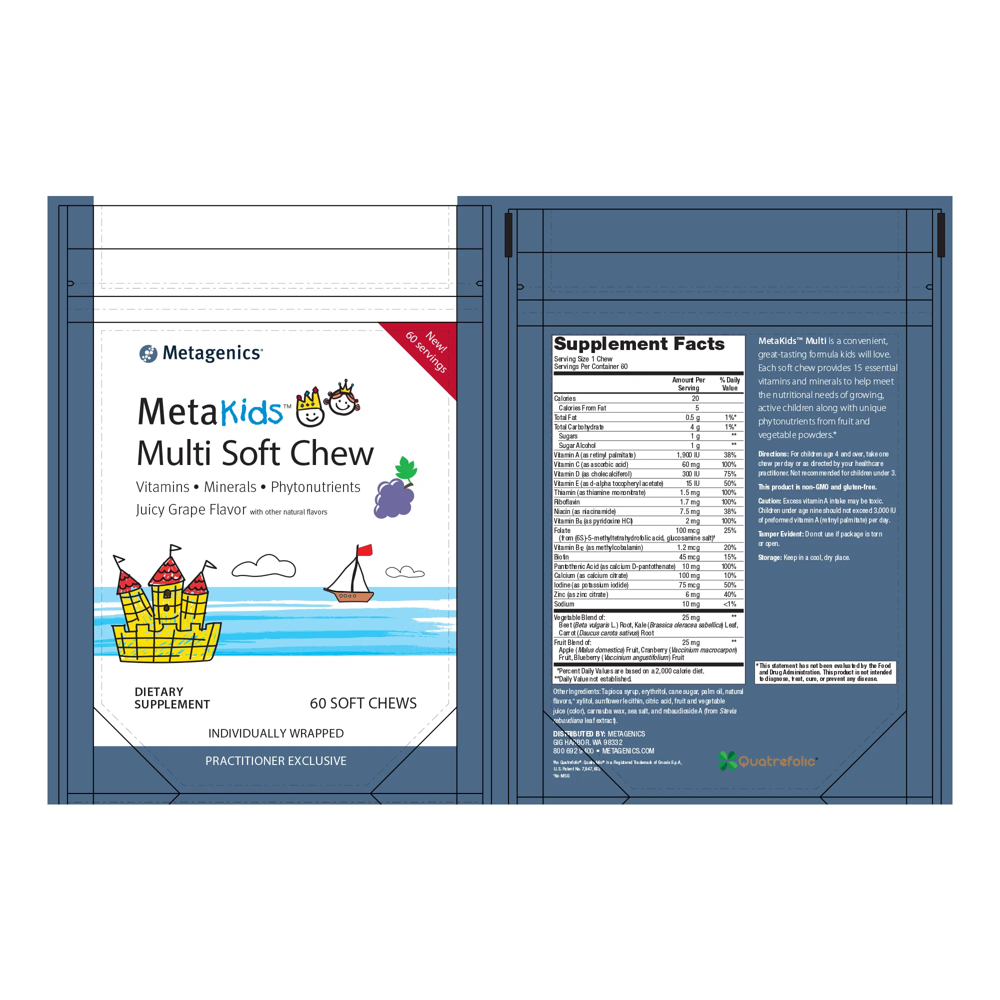 MetaKids™ Multi Soft Chew <br>Vitamins • Minerals • Phytonutrients