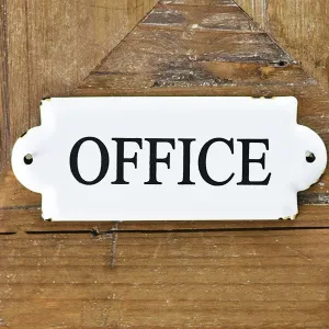 Mini Tin Office Sign