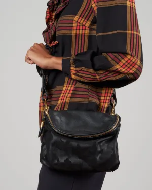 mini windbourne - black camo suede