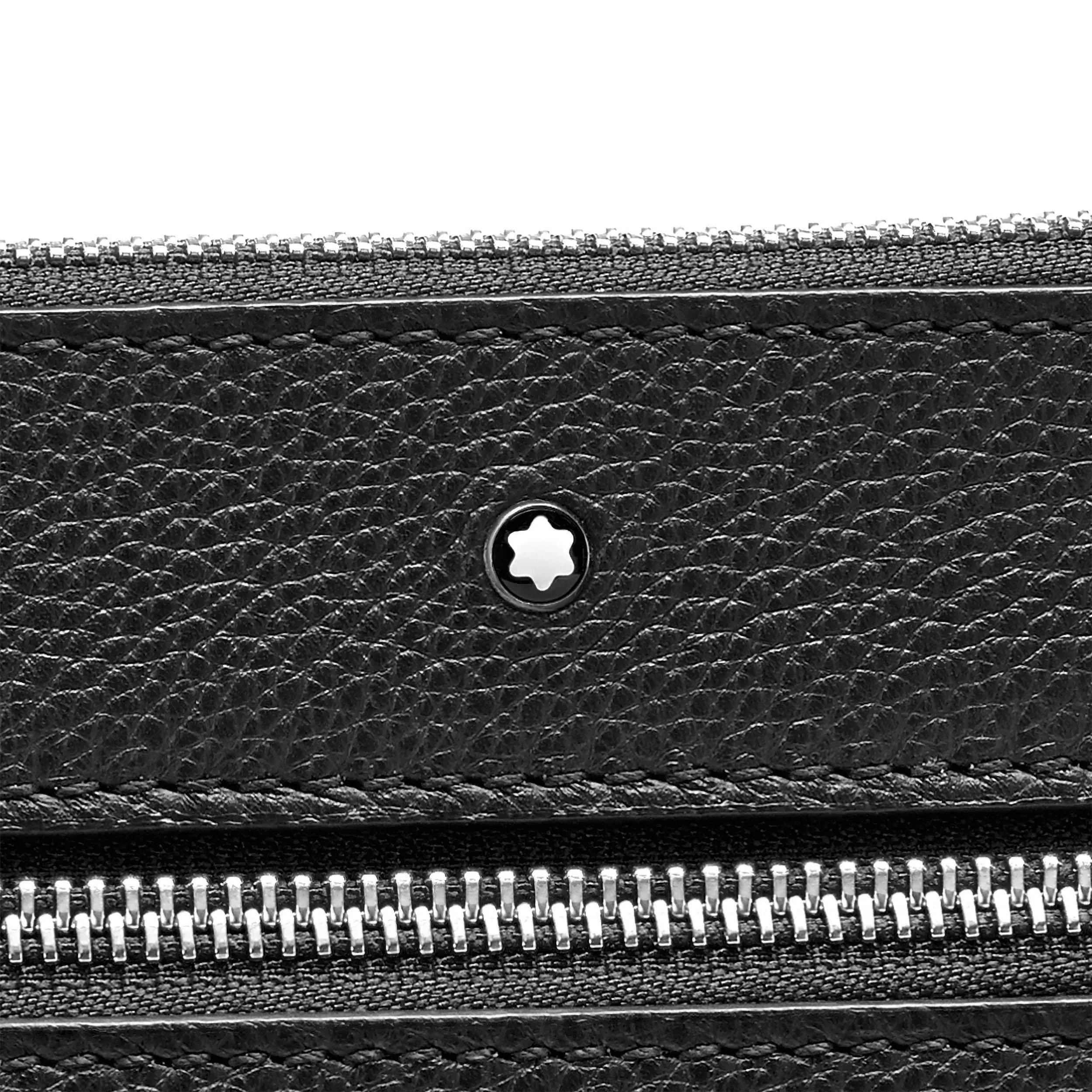 Montblanc Marsupium backpack with shoulder Meisterstück Soft Grain Black 126237