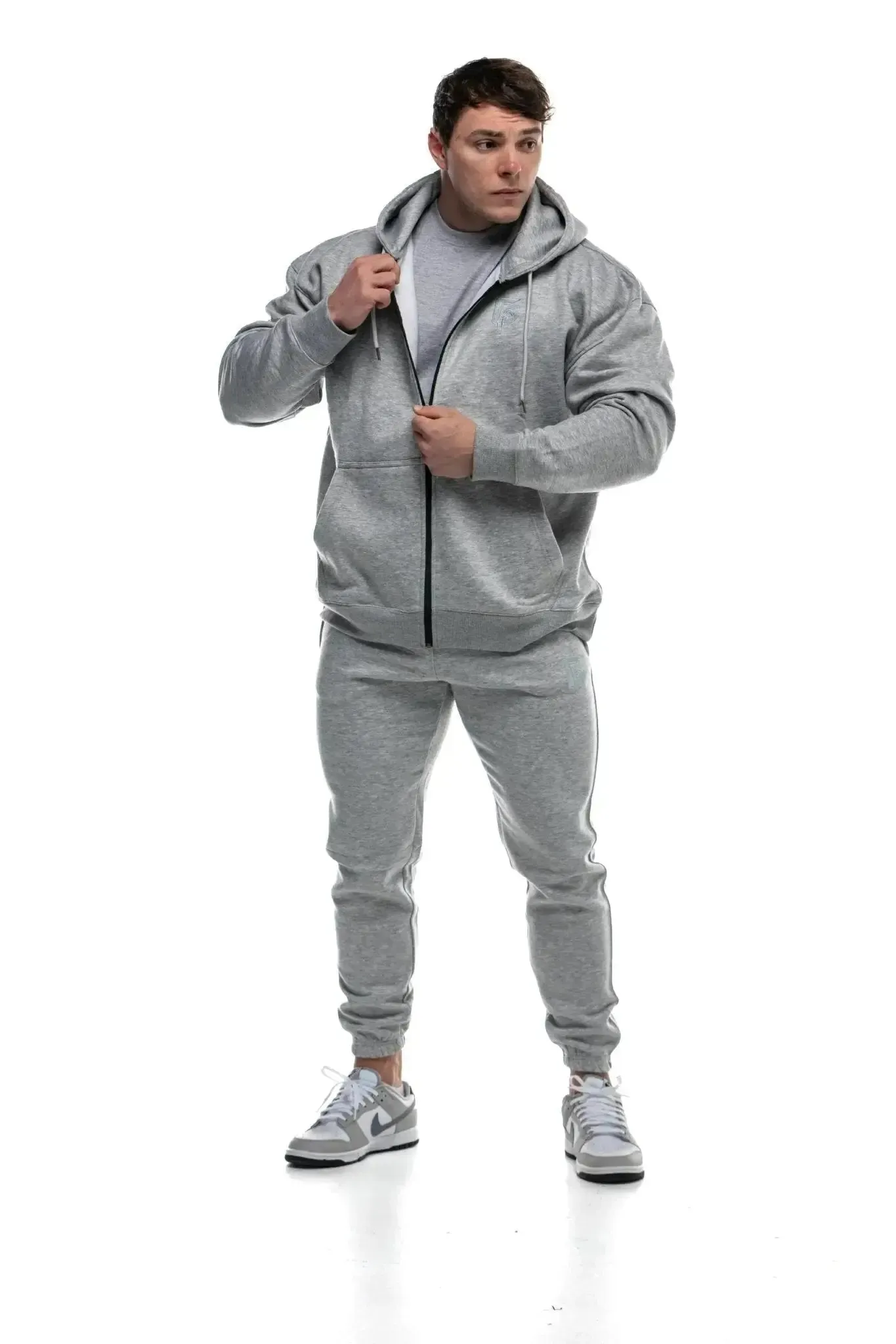 Motion Oversized Zipper Hoody