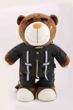 Motorcycle Bear Backpack Ornament