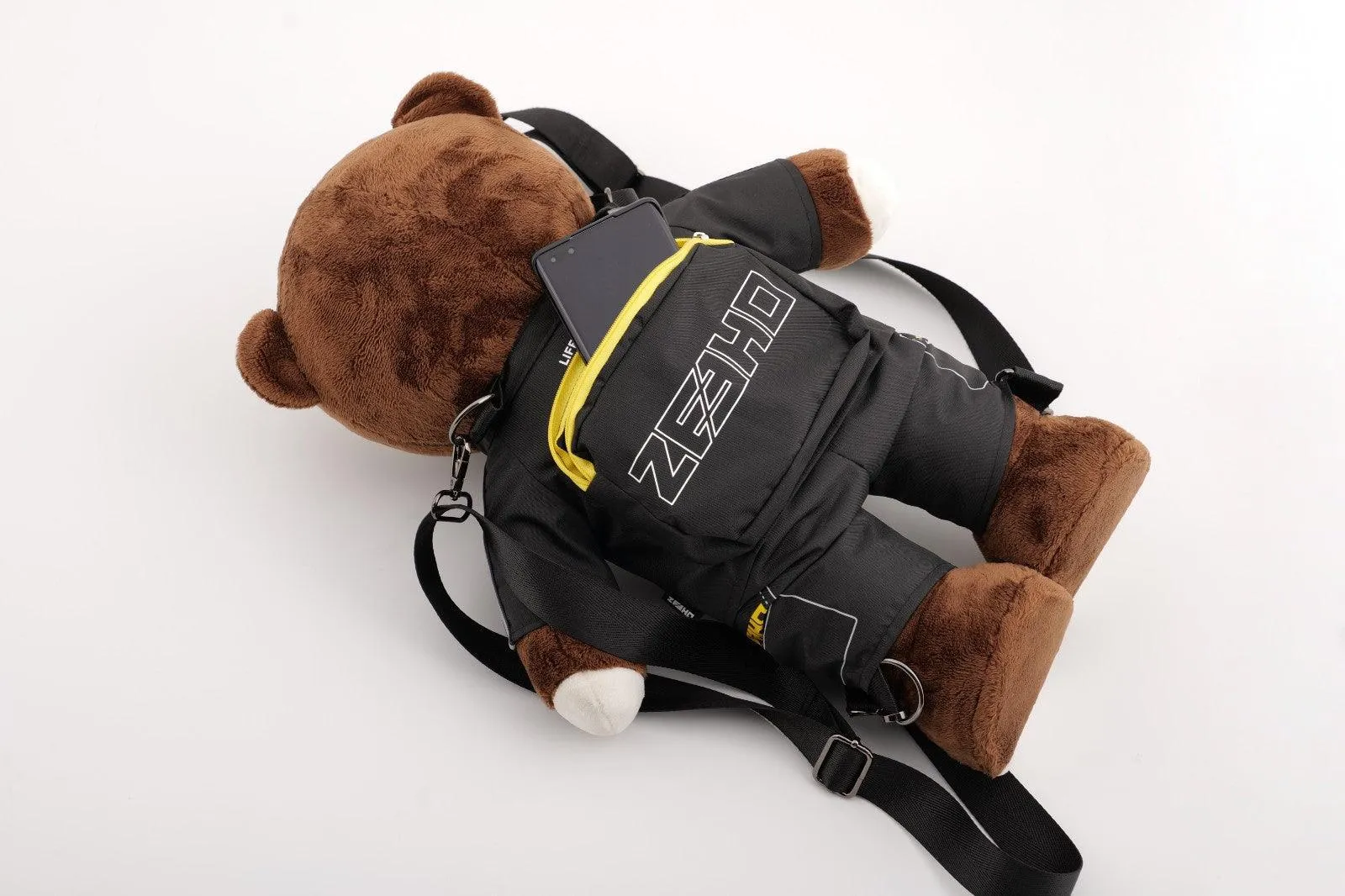 Motorcycle Bear Backpack Ornament