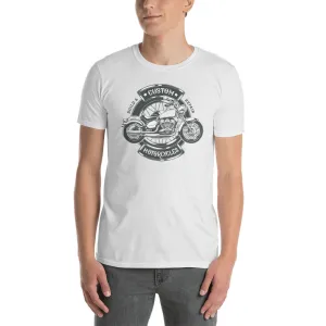 Motorcycle T Shirt White Motorcycle T Shirt Design Cotton Biker T Shirt for Men